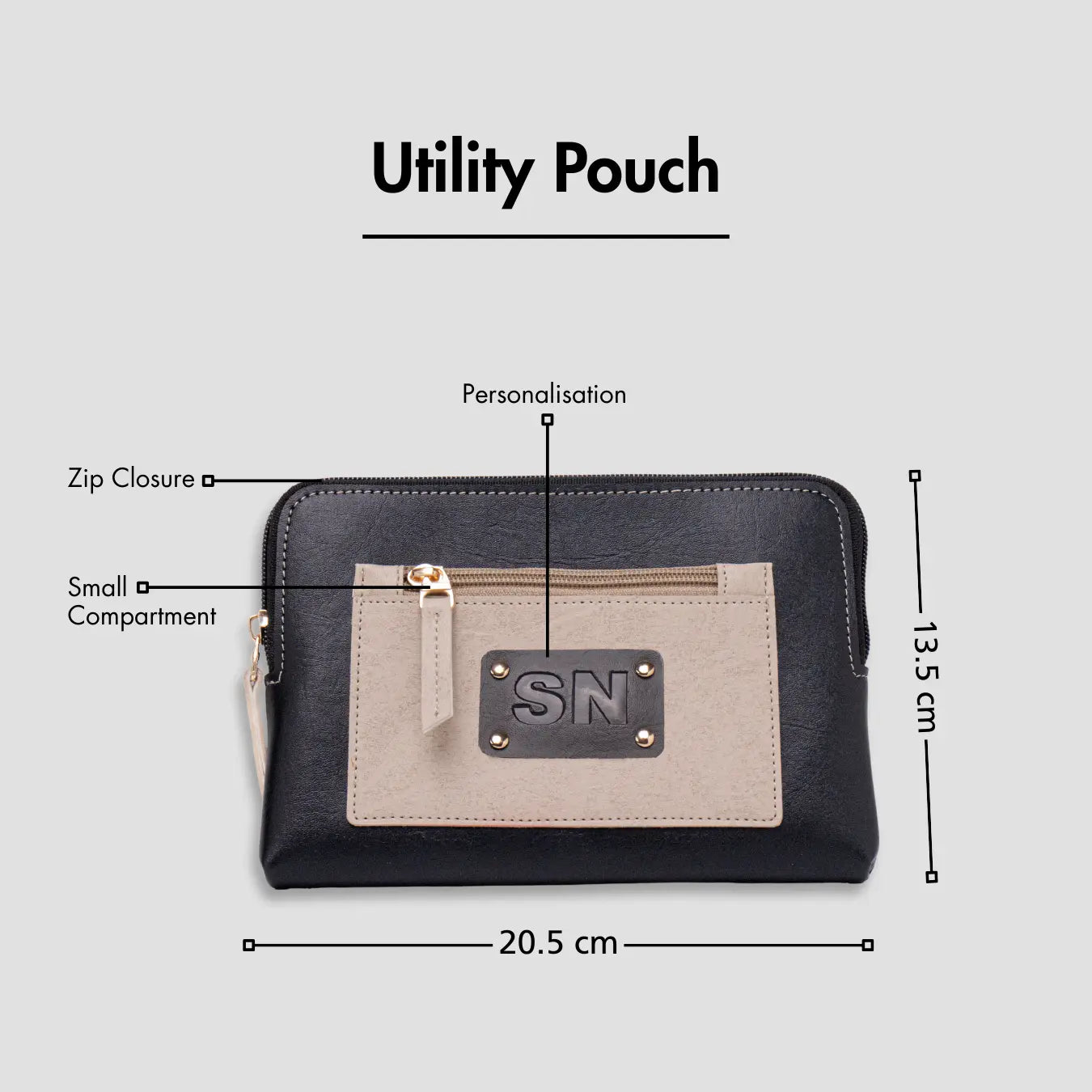 ULTIMATE VANITY KIT INITIALS - BLACK