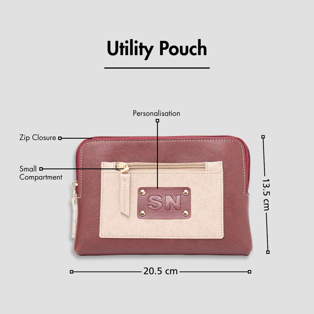 ULTIMATE VANITY KIT INITIALS - MAROON