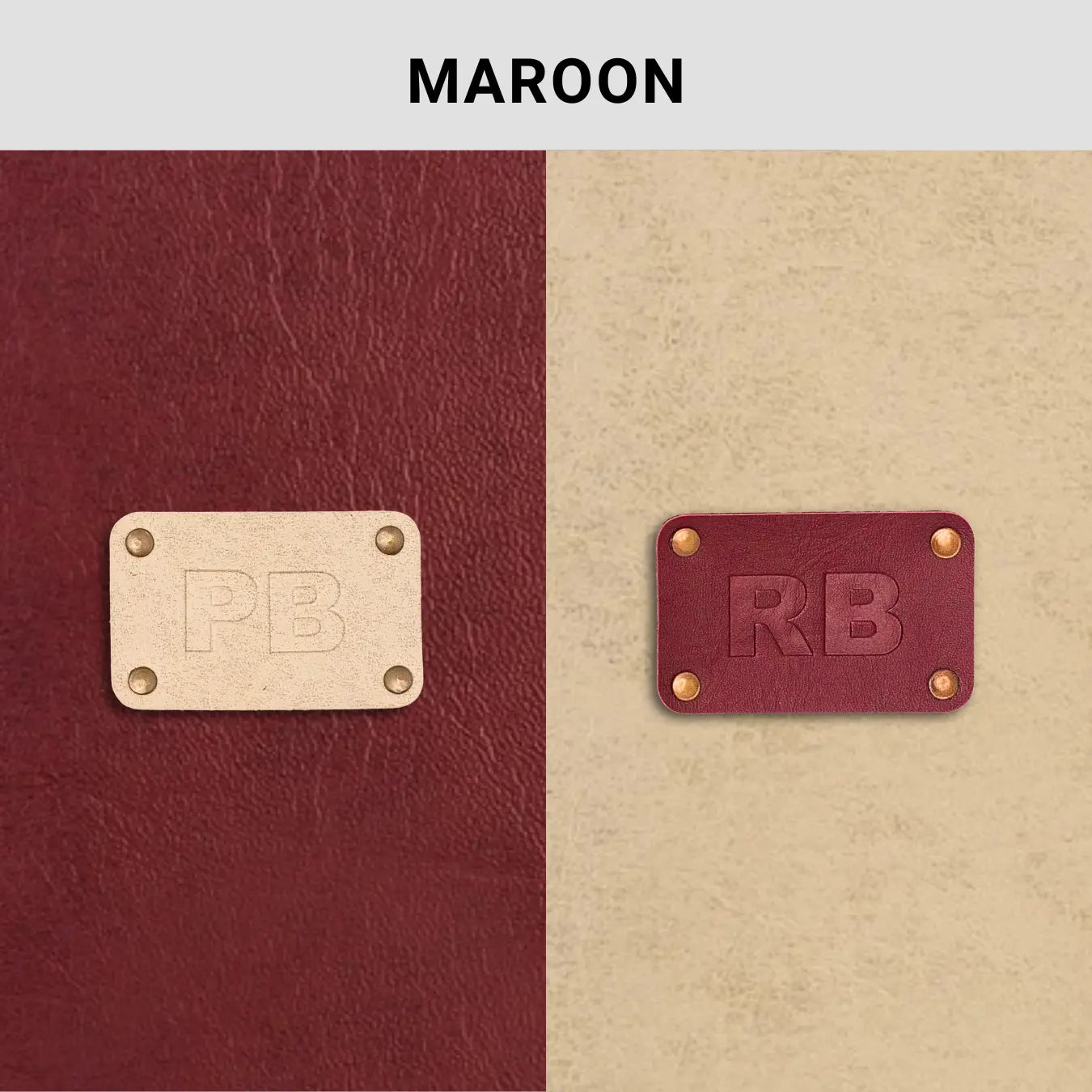 ULTIMATE VANITY KIT INITIALS - MAROON