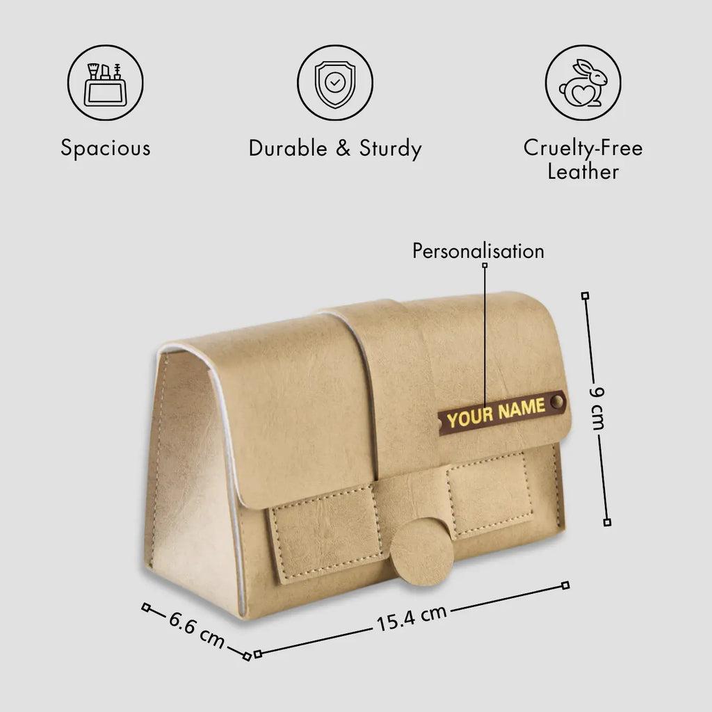 PERSONALISED CHARGER ORGANISER - BEIGE