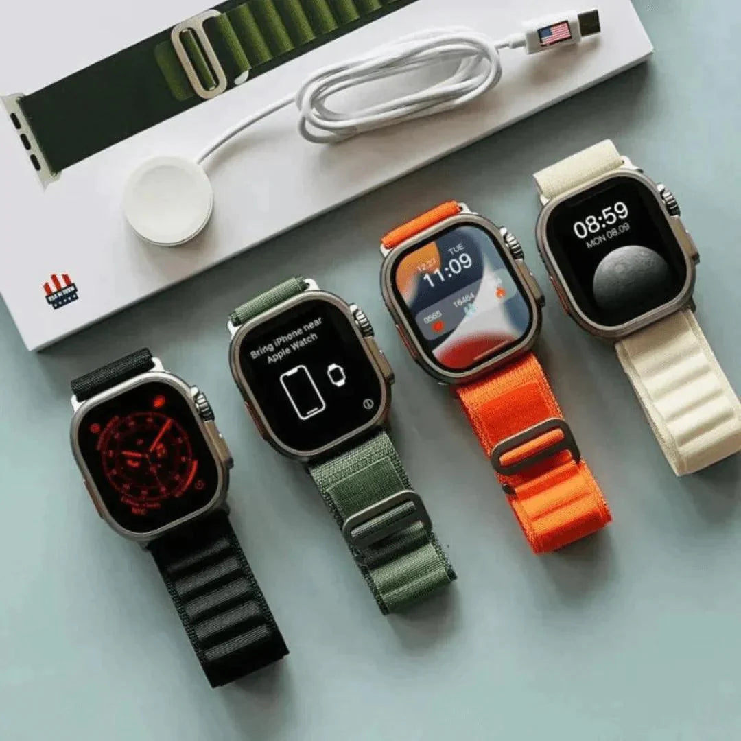 Watch 8 Ultra Series Smartwatch 49mm Fits 130-210mm wrists - 1 Year Replacement | 7 day easy returns - Gift Lift
