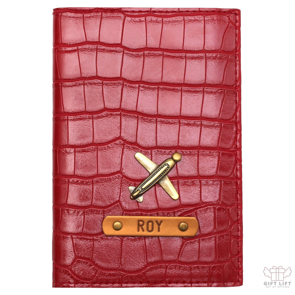 Wine Red Vegan Executive Leather Passport Wallet