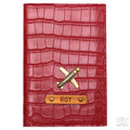 Wine Red Vegan Executive Leather Passport Wallet