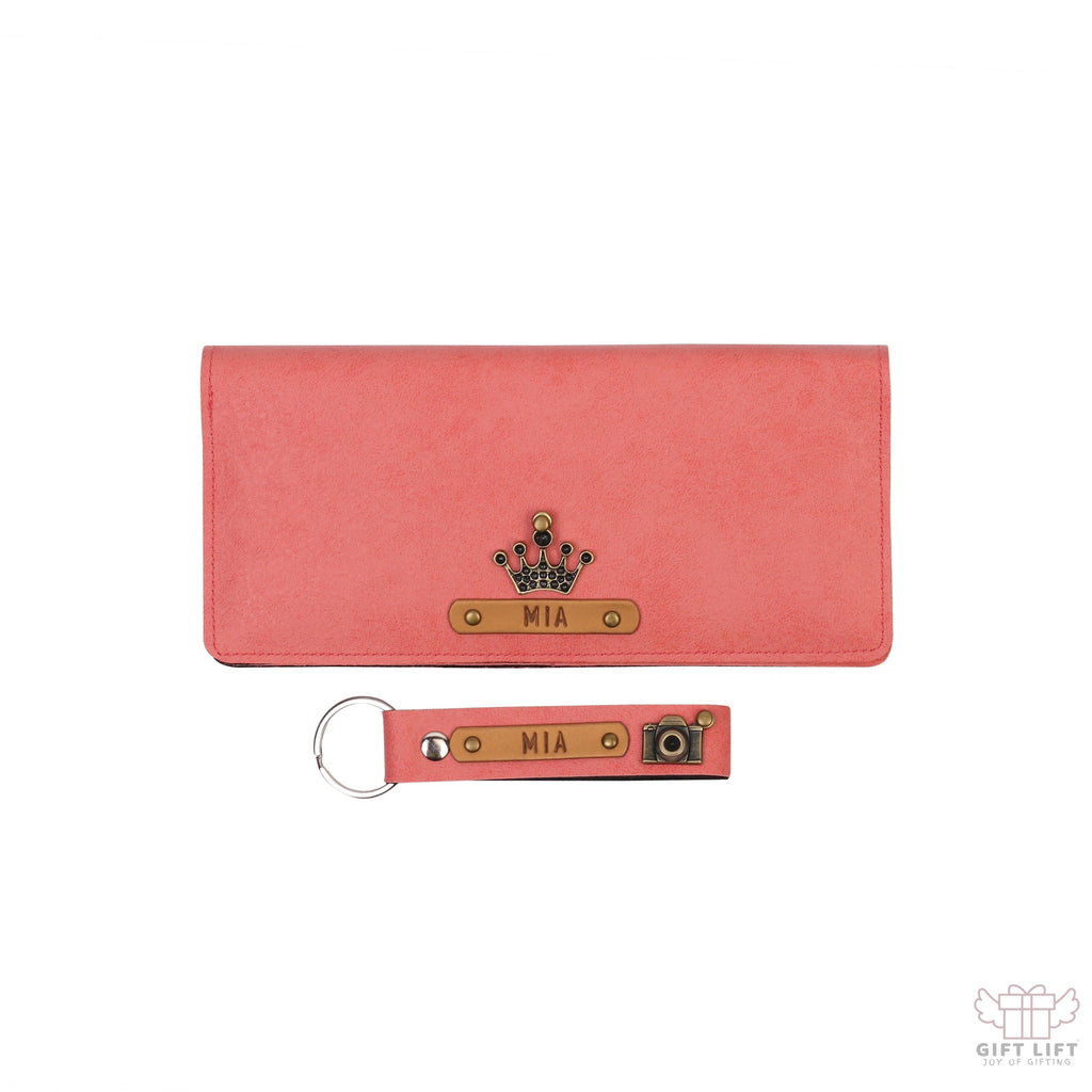 Women's Wallet & Keychain Combo - www.giftlift.in