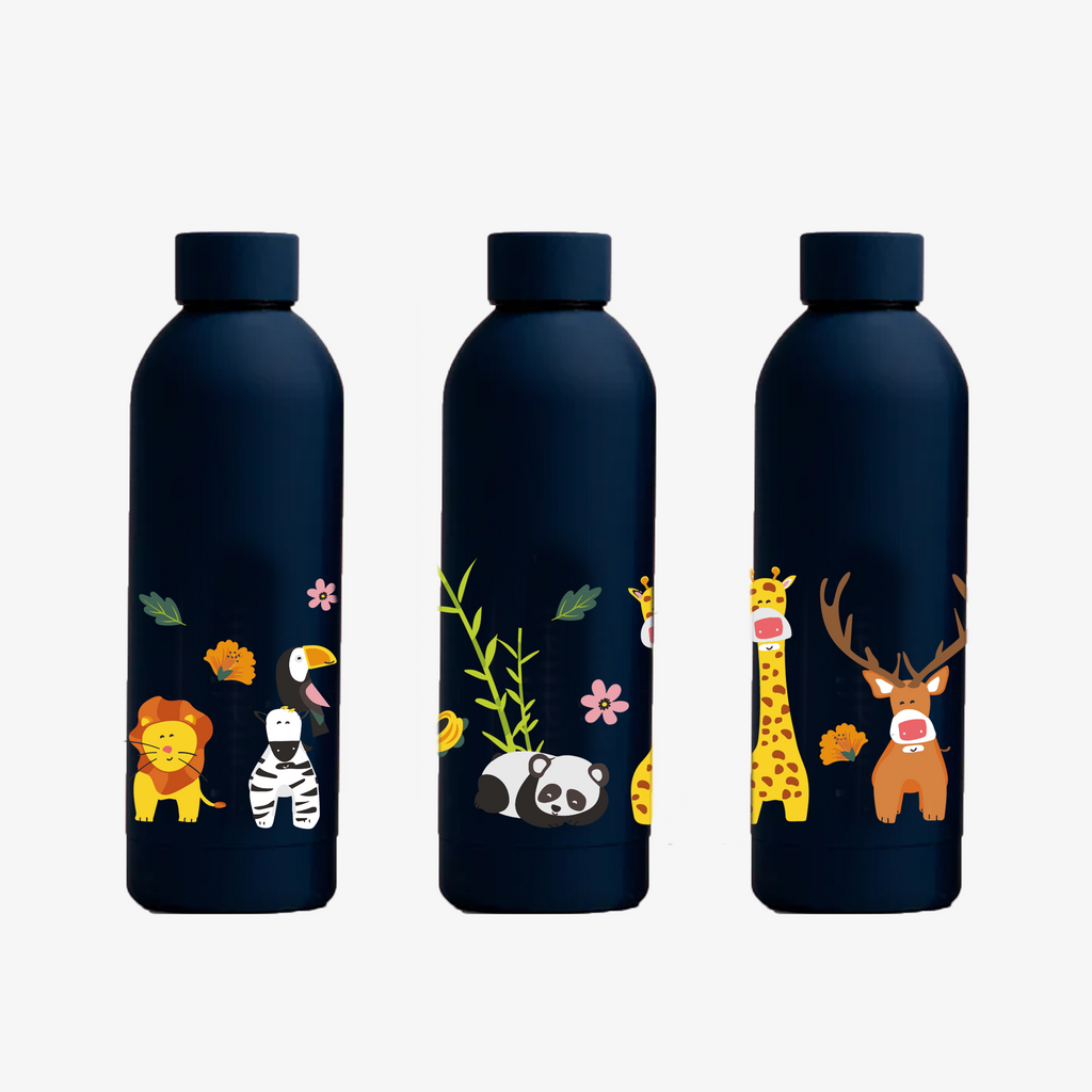 Kookumber - Personalised Water Bottle - Zoo Kingdom