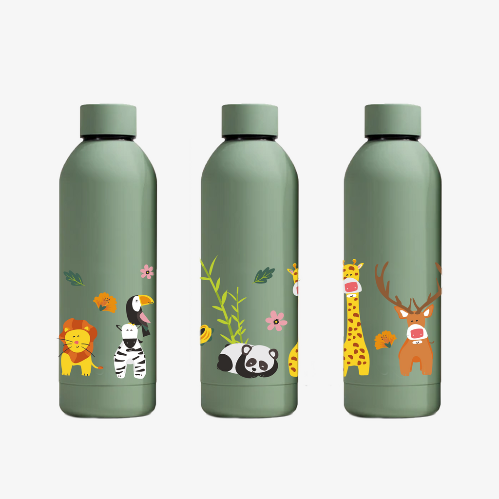 Kookumber - Personalised Water Bottle - Zoo Kingdom